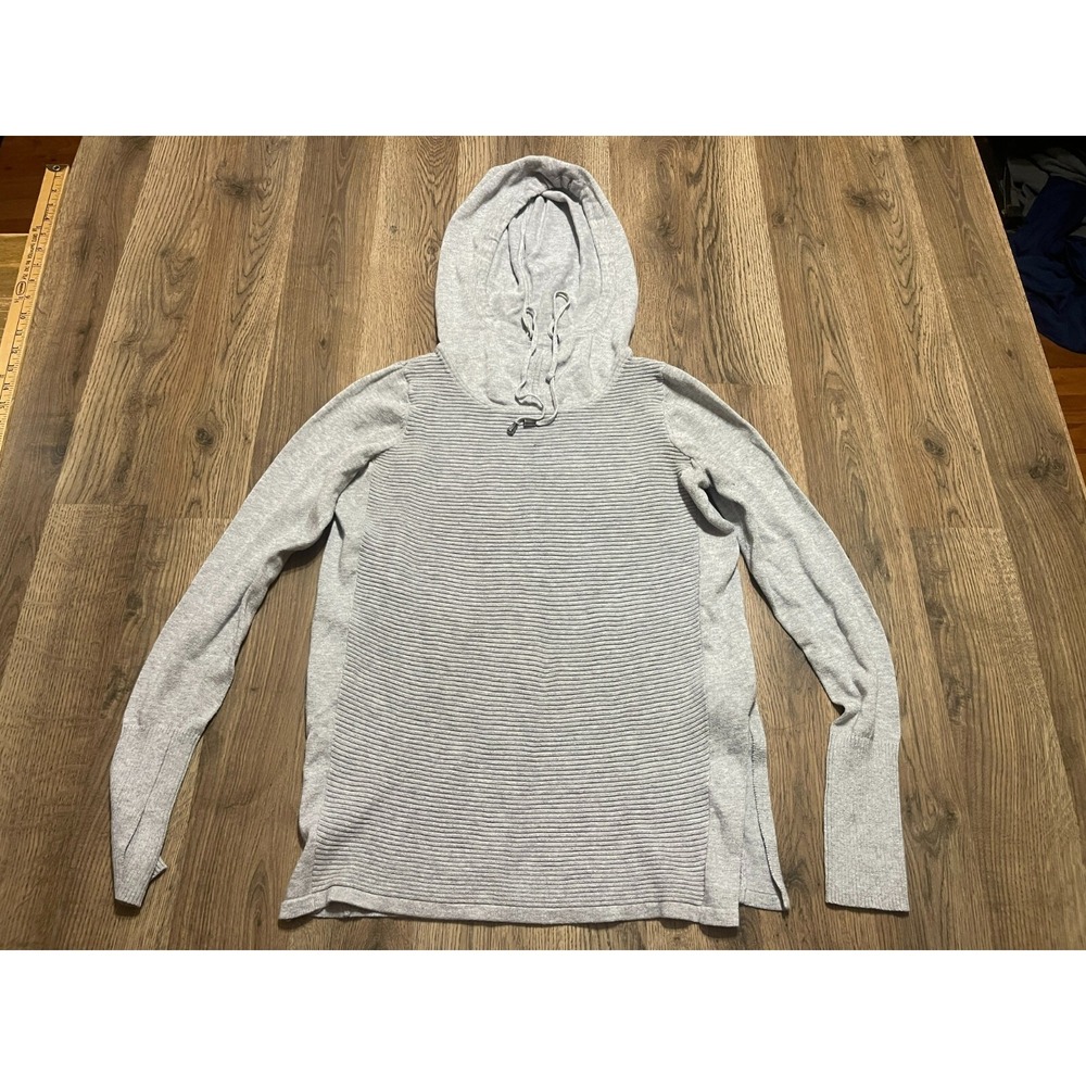 Artisan NY Hoodie, Women's Size Small, Gray, Pullover, Ribbed, Long Sleeve